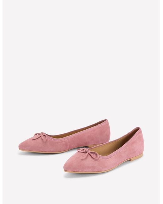 Boden Pink Point Flexi Sole Flats