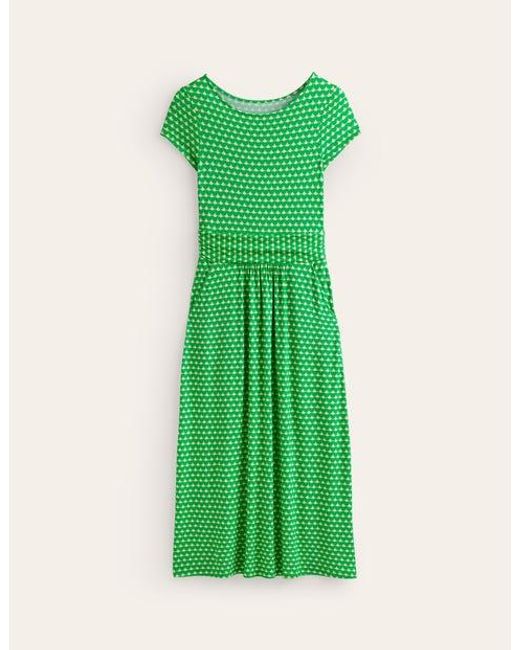 Boden Amelie Jersey Midikleid Damen in Lila Lyst DE