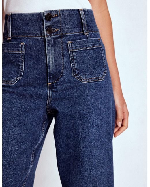 Boden Blue Primrose Cropped Jeans