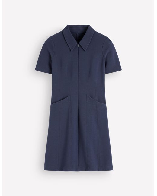Boden Green Nia Short Sleeve Ottoman Dress
