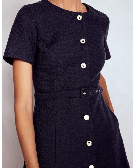 Boden Blue Charlotte Cotton Midi Dress