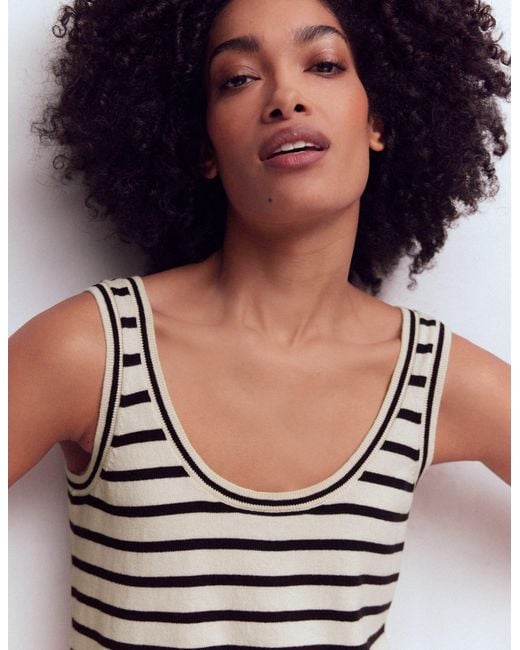 Boden Brown Liz Knitted Tank