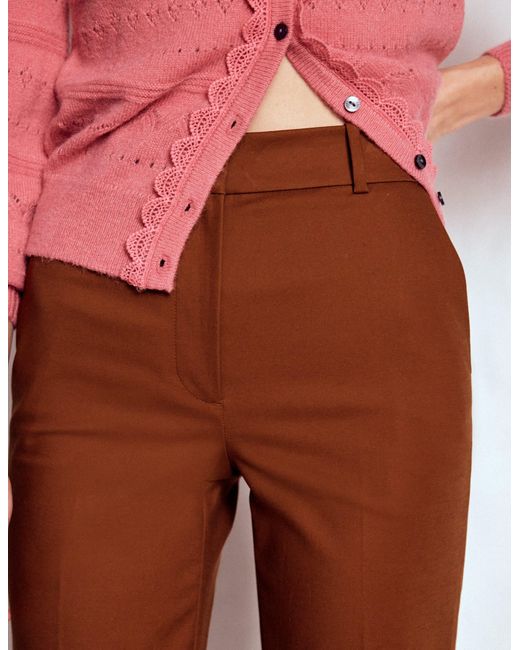 Boden Red Canonbury Lange Hose