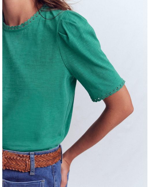 Boden Green Ali Trim T-Shirt