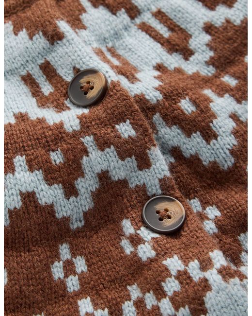 Boden Natural Mae Fair Isle Cardigan
