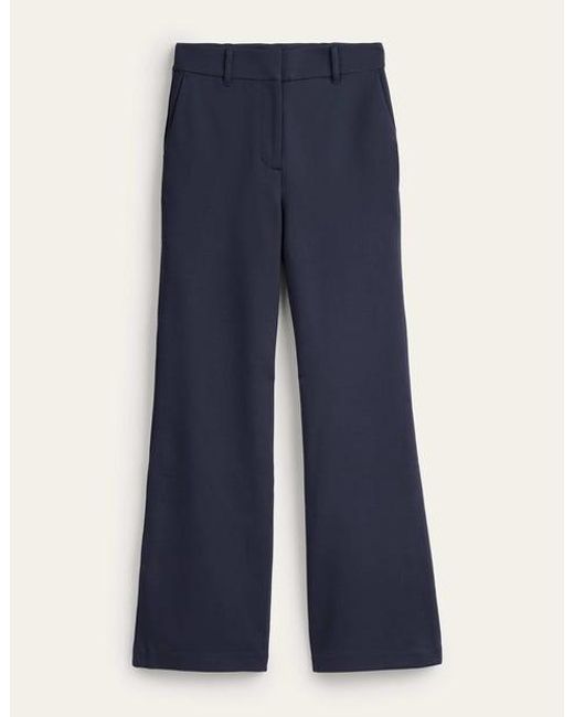 Boden Blue Hampshire Flared Pants