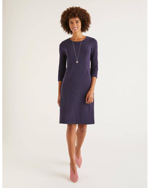 boden violet ottoman dress