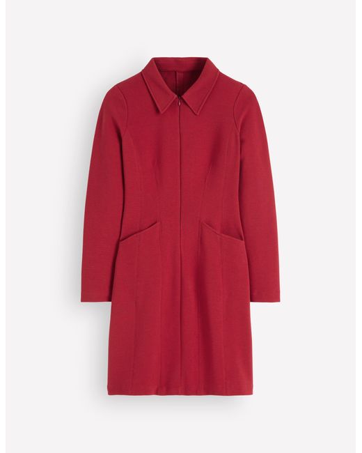 Boden Green Nia Ottoman Long Sleeve Dress