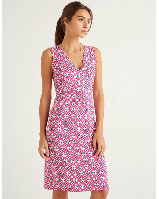 boden pink dress