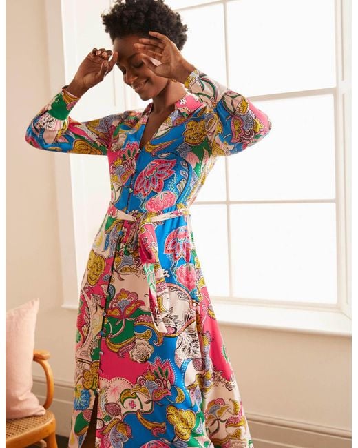 Boden lena top denim shirt dress