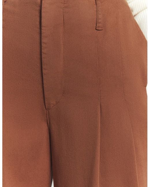 Boden White Mayfair Pleat Detail Trousers