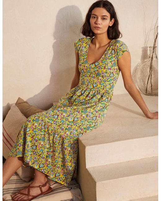 long sleeve glitter dress uk Boden Navy Gold Polka Dot Sleeveless Dress