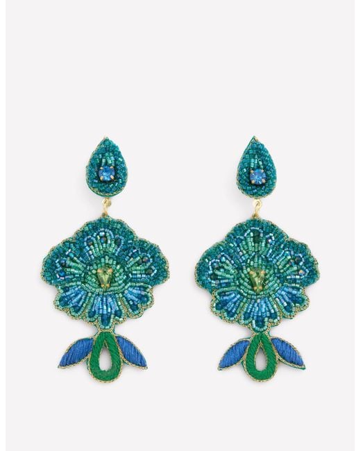 Boden Blue Flower Occassion Earring