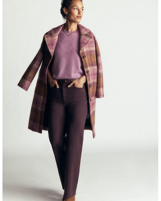 Boden Brown Kat Brushed Cashmere T-Shirt