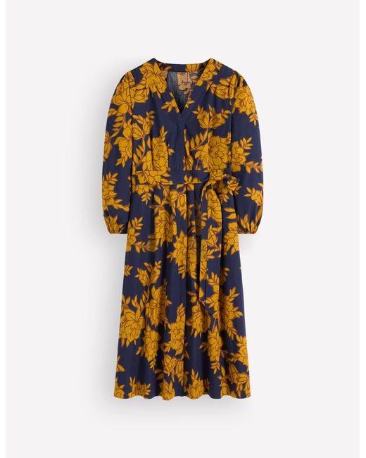 Boden Multicolor Nicola Cotton Midi Dress
