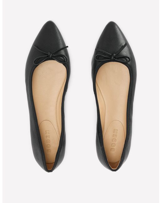 Boden White Point Flexi Sole Flats