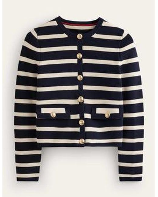 Boden Blue Holly Knitted Jacket