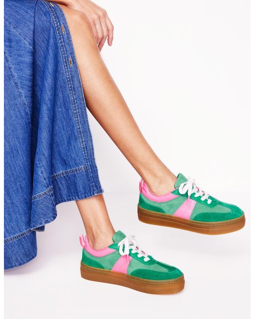Boden Green Erin Flatform Tennis Trainer