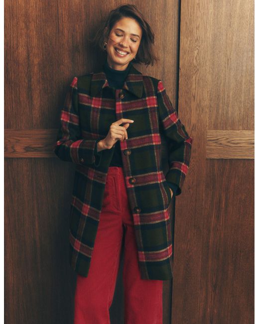 Boden Brown Aylesford Wool Coat