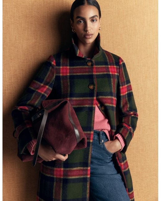 Boden Brown Aylesford Wool Coat
