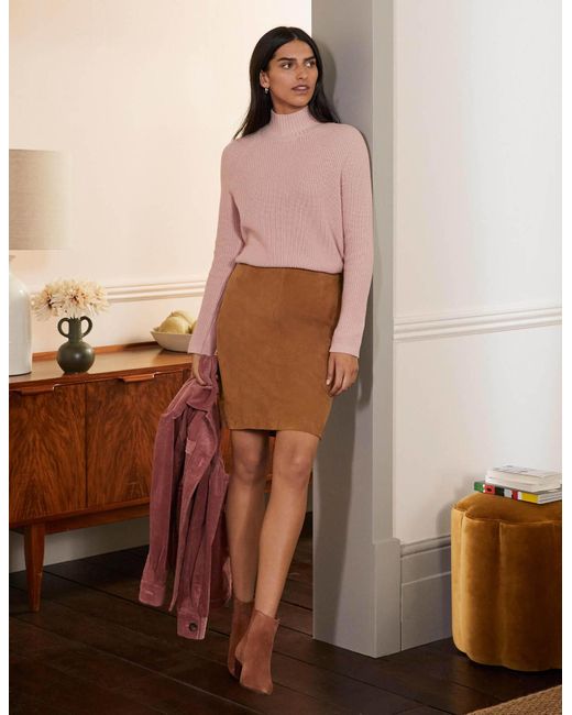 rose wrap mini skirt