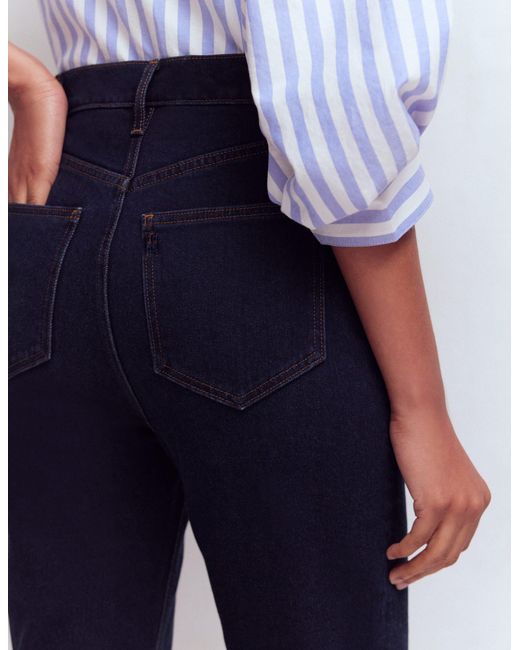 Boden Red 5-Pocket Capri Jeans