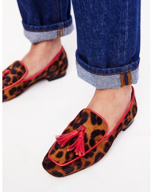 Boden Blue Soft Slipper Flats