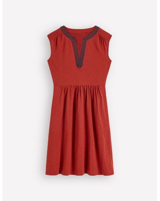 Boden May Embroidered Short Dress