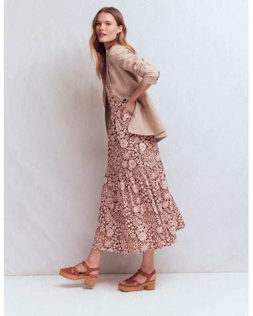 Boden Pink Camalie Jersey Maxi Dress