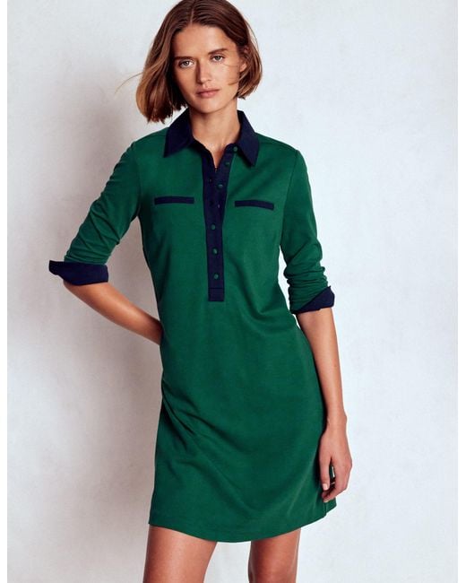 Boden Green Georgina Ponte Dress
