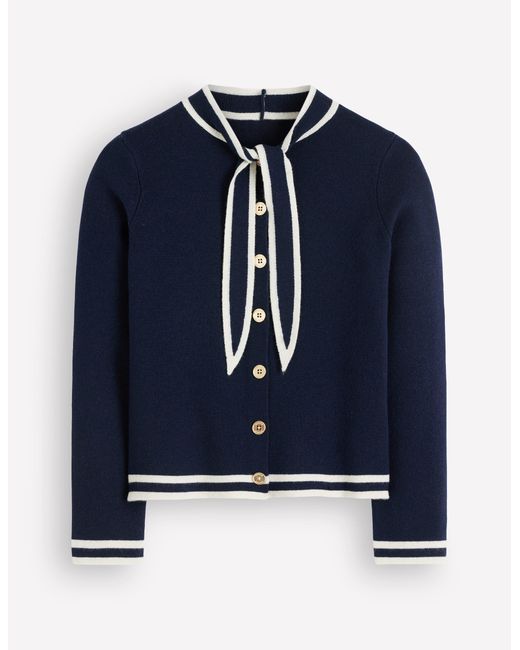 Boden Blue Tie Milano Jacket