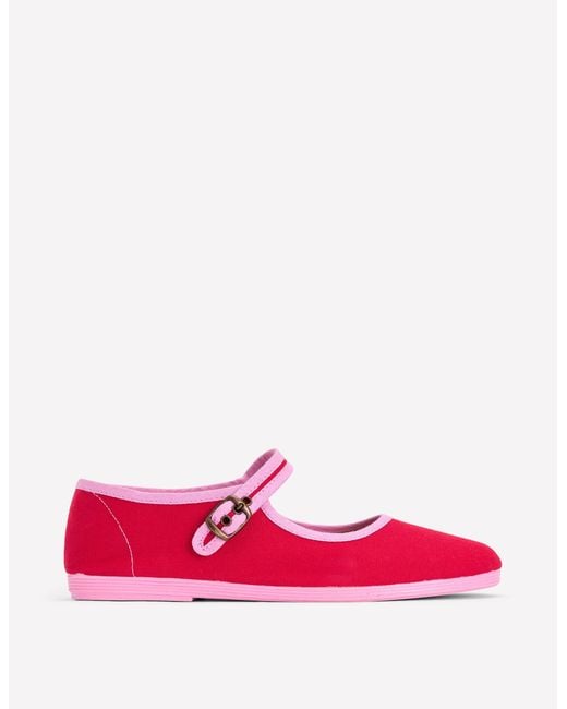 Boden Pink Flexi Mary Jane