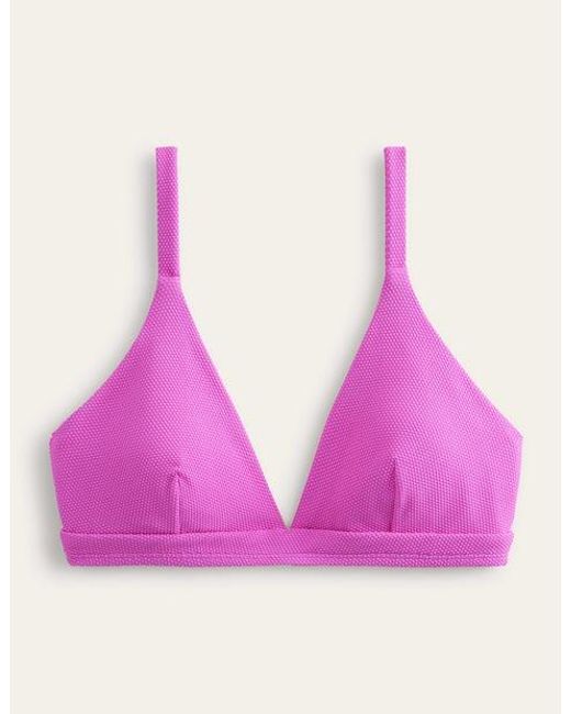 Boden Pink Arezzo V-neck Bikini Top