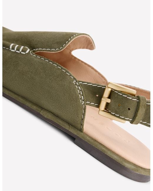 Boden Green Slingback Clog