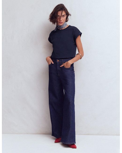 Boden Blue Turn Back T-Shirt