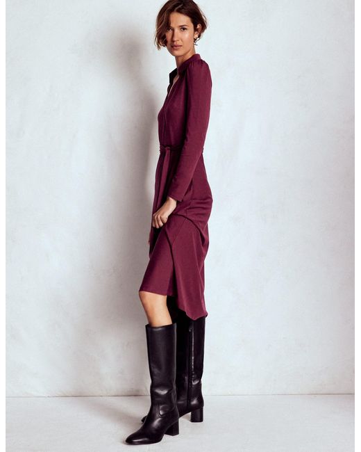 Boden Imogen Collared Jersey Dress