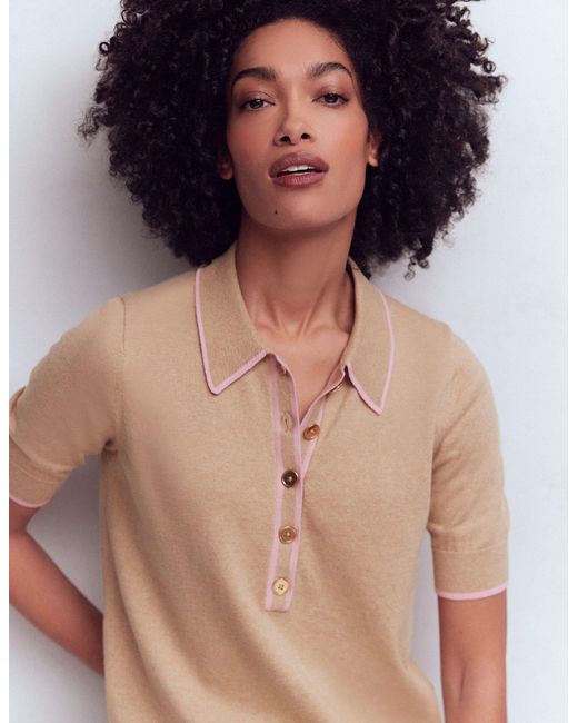 Boden Blue Liz Henley T-Shirt