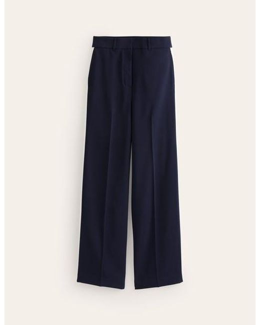 Boden Blue Westbourne Fluid Trousers