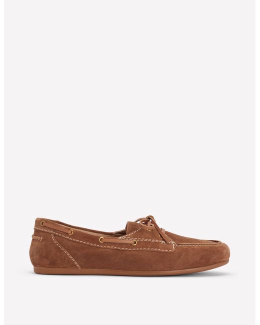 Boden Brown Boat Shoes