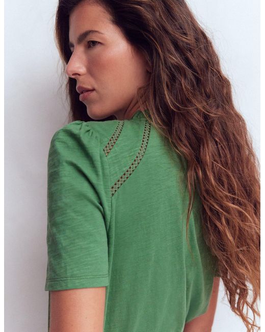 Boden Green Bea Short Sleeve Shirt