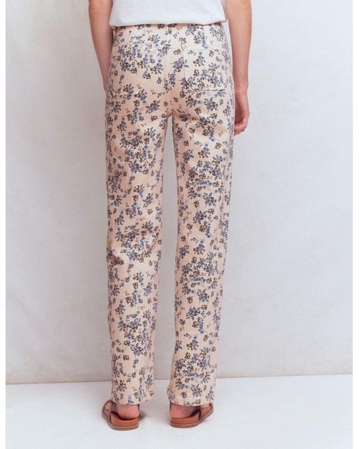 Boden Gray Straight Leg Pocket Jeans