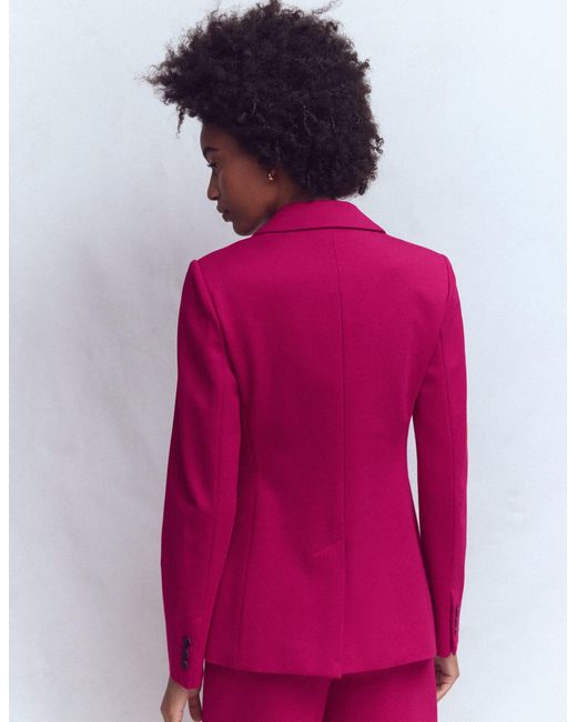 Boden Pink Marylebone Ponte Blazer