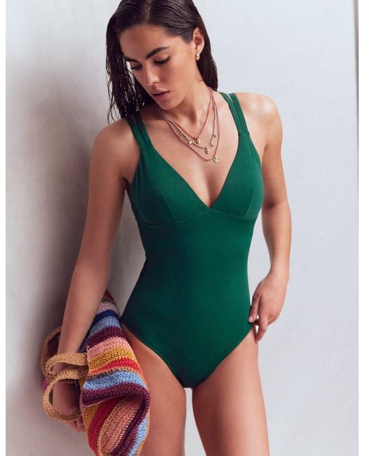 Boden Green Arles Swimsuit