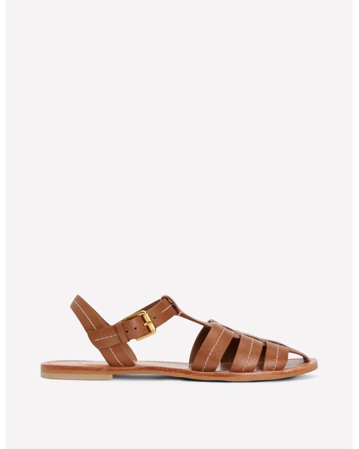 Boden Brown Fisherman Flat Sandals