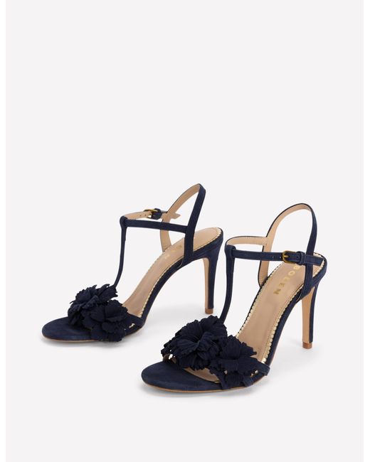 Boden Blue Flower Sandals