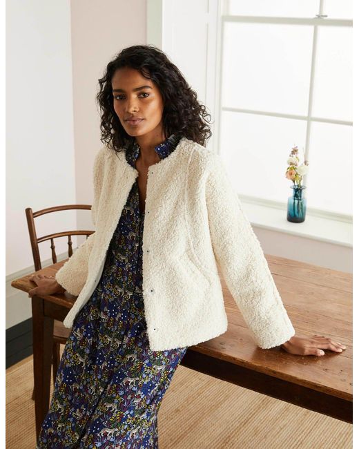 Boden white jacket clearance