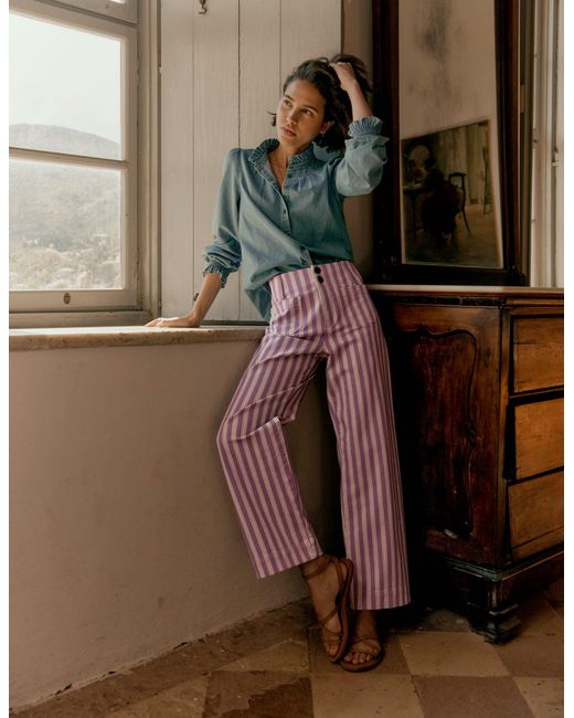 Boden Brown Primrose Patch Pocket Pants