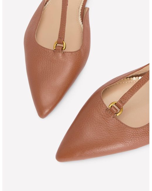 Boden Brown T-Bar Point Flats