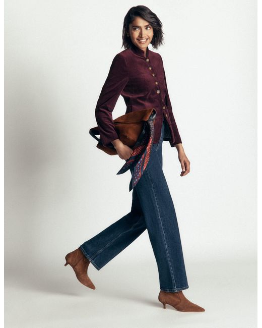 Boden Blue Hereford Military Cord Jacket