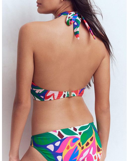 Boden Multicolor Minori Halter Tie Bikini Top